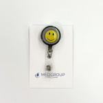 Бейдж для медика "Smile" черный