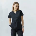 Женский медицинский костюм Wonder Wink цвет черный — изображение 3