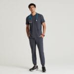 Чоловічий медичний костюм Skechers сірий