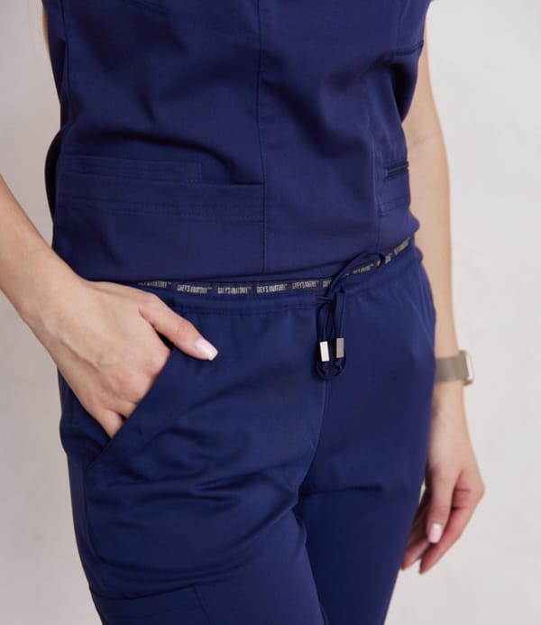 Женский медицинский костюм Grey's Anatomy Strech синий Женский медицинский костюм Grey's Anatomy Strech синий