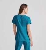Женский медицинский костюм Grey's Anatomy classic морская волна — изображение 9