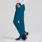Женский медицинский костюм Grey's Anatomy classic морская волна — изображение 5