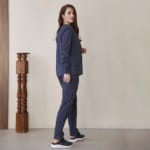 Жіноча медична кофта Grey's Anatomy™ by Barco Spandex графітовий колір - Зображення 2