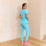 Жіночий медичний костюм Skechers™ by Barco світло-блакитний - Зображення 2