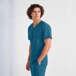 Медичний чоловічий костюм Grey's Anatomy™ Evolve морська хвиля - Зображення 6