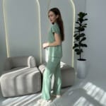 Жіночий медичний костюм Skechers фісташковий - Зображення 6