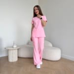 Жіночий медичний костюм Med Couture MC AMP, колір рожевий