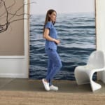 Женский медицинский костюм Grey's Anatomy Strech лилового цвета — изображение 8